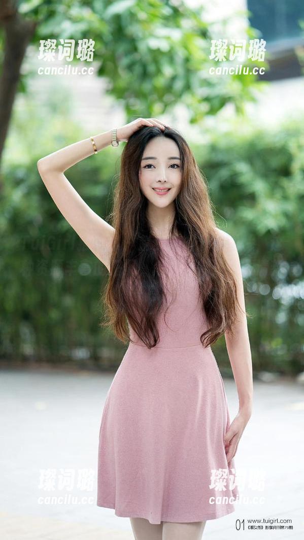 TuiGirl推女郎 - 赵梦洁的套装图片，这种资源丰富的搭配，怎么看都是一股清新气息。
